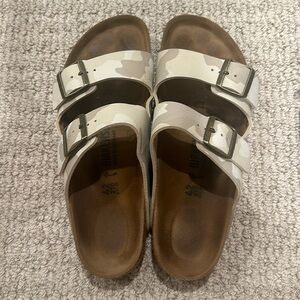 Birkenstocks Sand camo